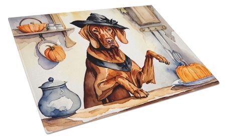NEW Vizsla Fall Kitchen Pumpkins Glass Cutting Board Decorative Tempered Glass Kitchen Cutting and Serving Board Large Size Chopping Board