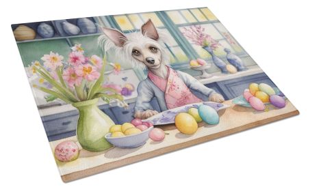 NEW Decorating Easter Chinese Crested Glass Cutting Board Decorative Tempered Glass Kitchen Cutting and Serving Board Large Size Chopping Board