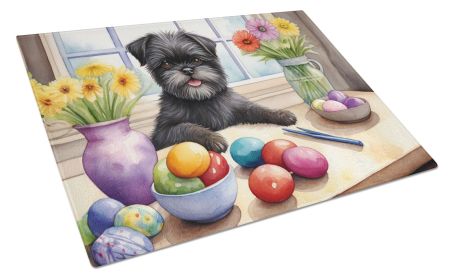 Decorating Easter Affenpinscher Glass Cutting Board Decorative Tempered Glass Kitchen Cutting and Serving Board Large Size Chopping Board
