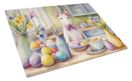 NEW Decorating Easter Bull Terrier Glass Cutting Board Decorative Tempered Glass Kitchen Cutting and Serving Board Large Size Chopping Board