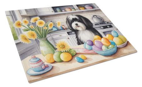 NEW Decorating Easter Havanese Glass Cutting Board Decorative Tempered Glass Kitchen Cutting and Serving Board Large Size Chopping Board