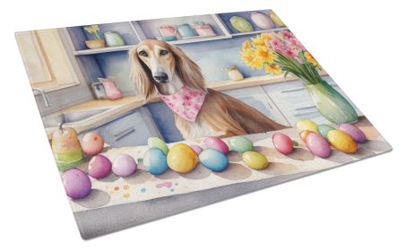 NEW Decorating Easter Saluki Glass Cutting Board Decorative Tempered Glass Kitchen Cutting and Serving Board Large Size Chopping Board