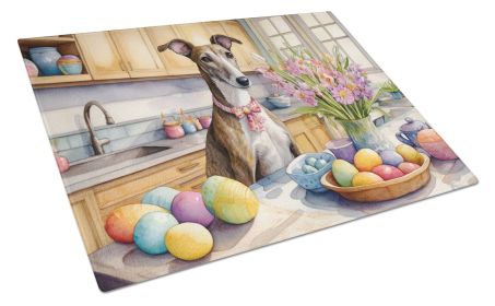 NEW Decorating Easter Greyhound Glass Cutting Board Decorative Tempered Glass Kitchen Cutting and Serving Board Large Size Chopping Board