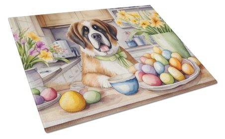 NEW Decorating Easter Saint Bernard Glass Cutting Board Decorative Tempered Glass Kitchen Cutting and Serving Board Large Size Chopping Board