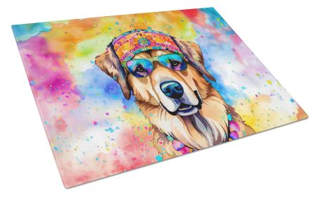 NEW Hippie Dawg Glass Cutting Board Decorative Tempered Glass Kitchen Cutting and Serving Board Large Size Chopping Board (Default: Default)